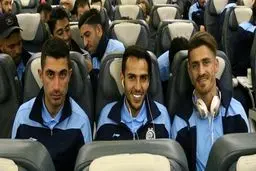 ورود لشکر خندان آبی بی علی‌منصور به دبی!/عکس