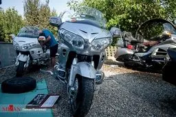 موتورهای لوکس و عجیب توریست های عمانی در ایران/تصاویر