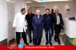 اولین عکس از محمود عباس در بیمارستان