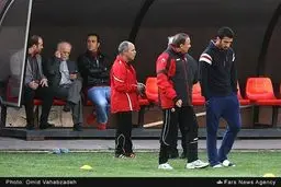حاشیه‌های تصویری تمرین تیم فوتبال پرسپولیس با حضور علی کریمی