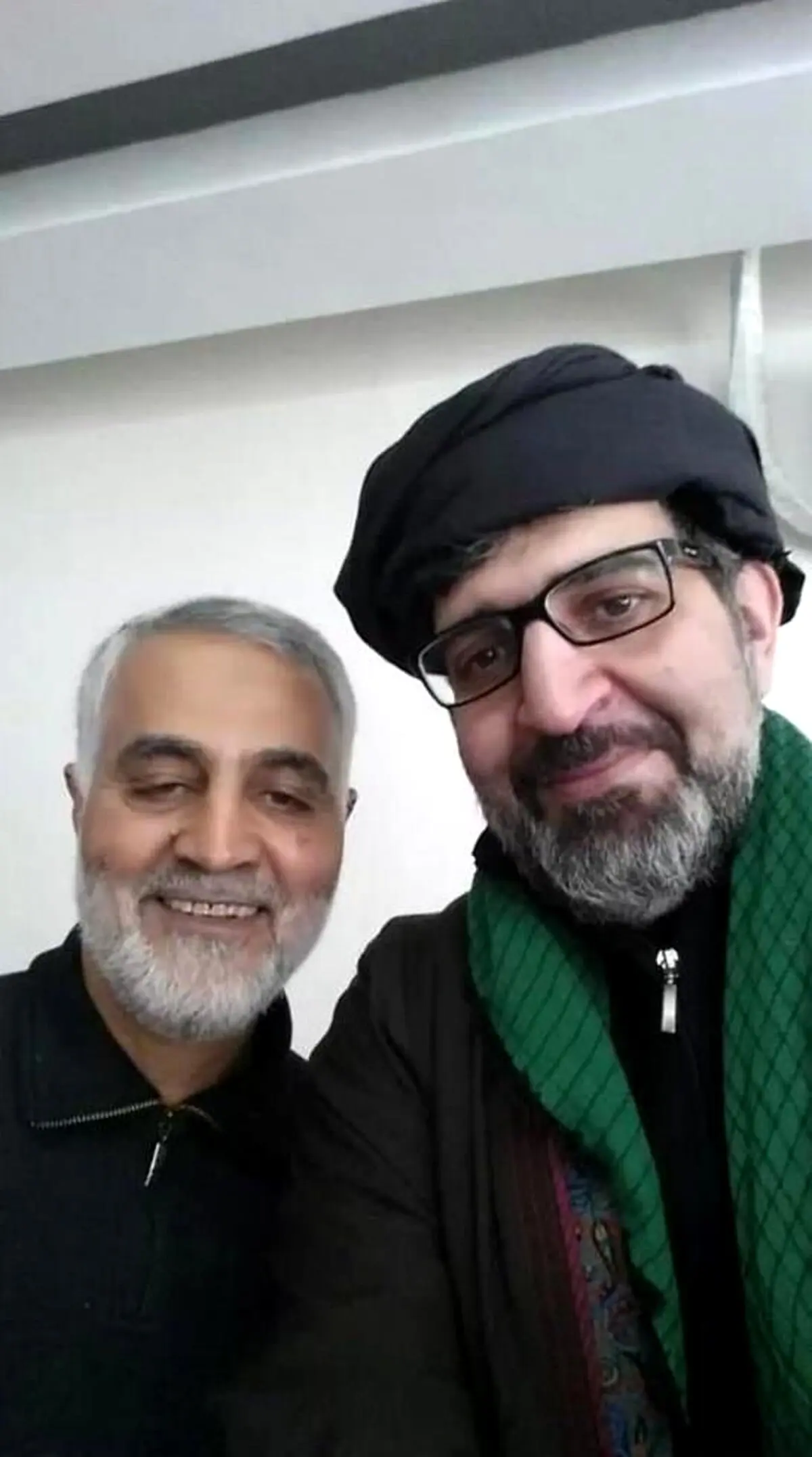 سلفی صادق خرازی با حاج قاسم سلیمانی /عکس