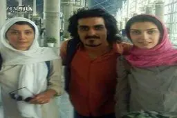 عکس قدیمی از الیکا عبدالرزاقی در کنار هدیه تهرانی/ عکس