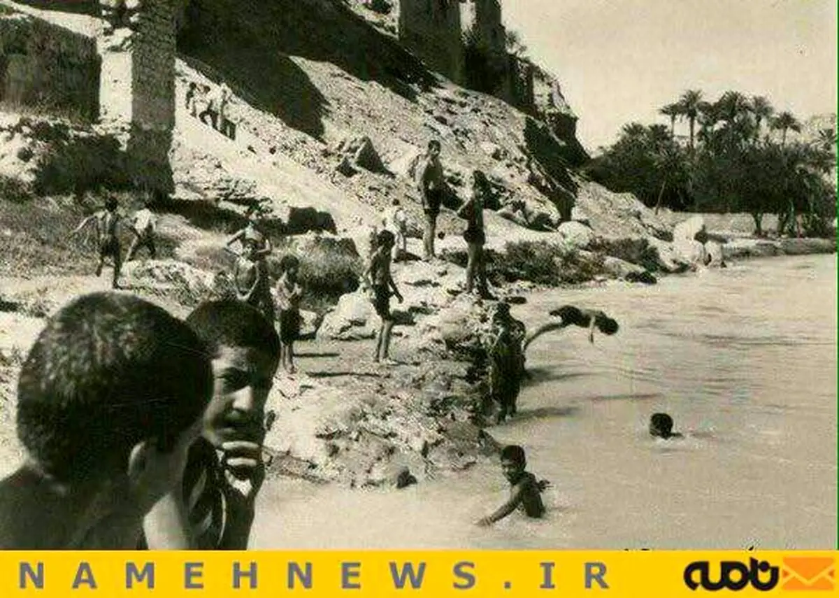 عکس زیرخاکی از اهواز ، لب کارون/ عکس