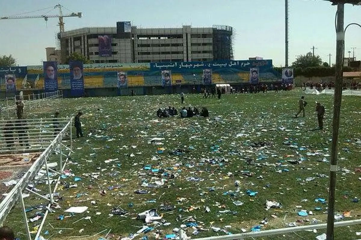 وضعیت نامناسب ورزشگاه میزبان روحانی/عکس