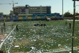 وضعیت نامناسب ورزشگاه میزبان روحانی/عکس