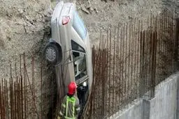 نجات معجره‌آسای راننده پراید (+عکس)