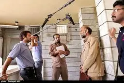 حاشیه‌های تصویری از پشت صحنه فیلم سینمایی قندون جهیزیه با گریم دیدنی نگار جواهریان و صابر ابر