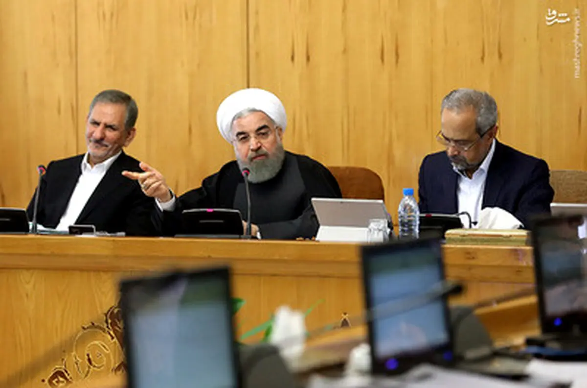 جلسه هیأت دولت به ریاست حسن روحانی/تصاویر