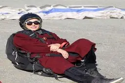 فریبا نادری با لباس پرواز + عکس