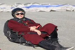 فریبا نادری با لباس پرواز + عکس