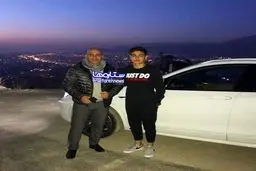 تصویری خاص از علیرضا منصوریان به همراه پسرش