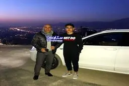 تصویری خاص از علیرضا منصوریان به همراه پسرش