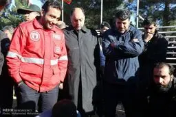 نماینده ویژه رهبر انقلاب در مراسم خاکسپاری شهدای آتش نشان/عکس