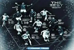 تصویری از تیم منتخب سال فیفا