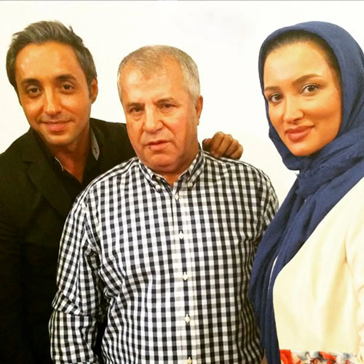 عکس یادگاری روناک یونسی با علی پروین