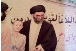 تصویر کمتر دیده شده از رهبر معظم انقلاب و نوجوانی سیدحسن خمینی