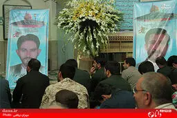 حاج قاسم در بزرگداشت شهدای مدافع حرم/ تصاویر