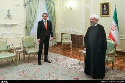 دیدار روحانی با وزیر خارجه دانمارک /تصاویر