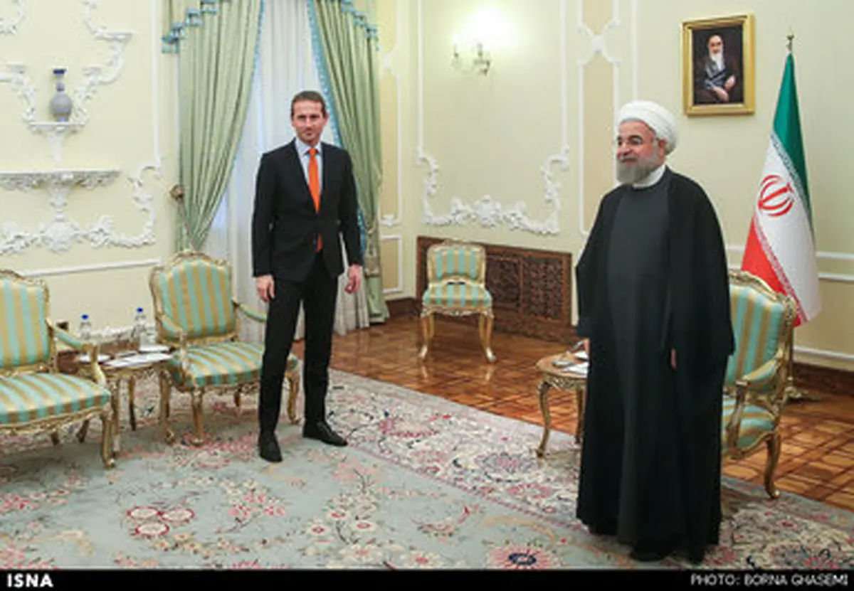 دیدار روحانی با وزیر خارجه دانمارک /تصاویر