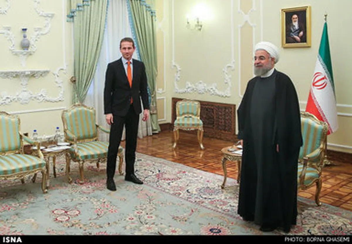 دیدار روحانی با وزیر خارجه دانمارک /تصاویر