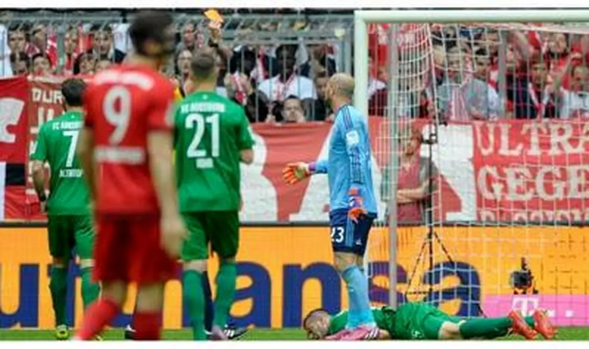 بدشانسی په په رینا در دربی باواریا/تصاویر