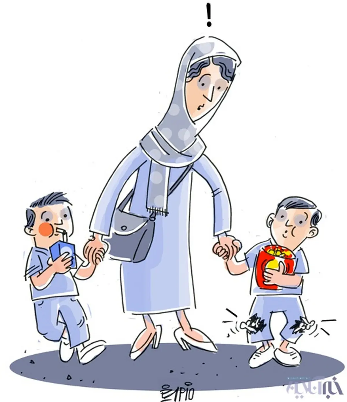 جادوی پفک!/ کاریکاتور