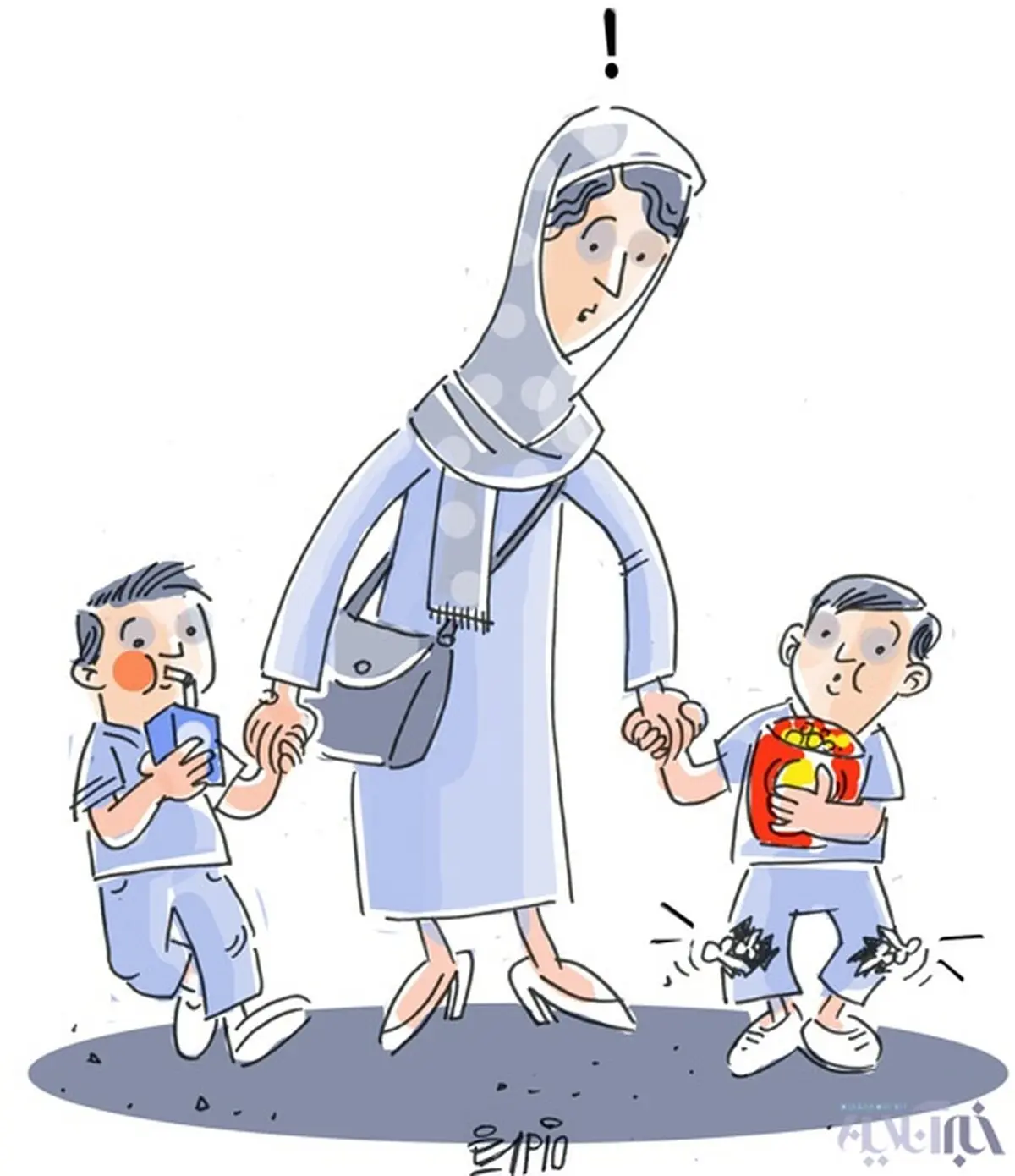 جادوی پفک!/ کاریکاتور