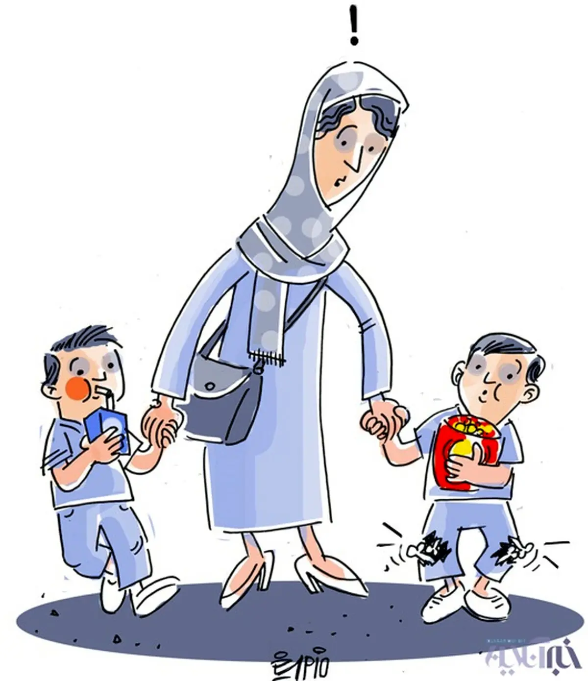 جادوی پفک!/ کاریکاتور