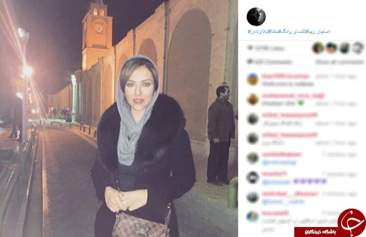 عكس/ لیلا اوتادی در کلیسای وانگ