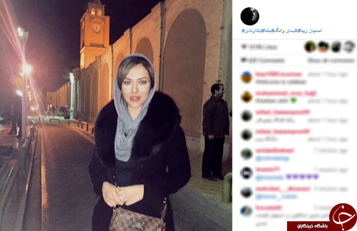 عكس/ لیلا اوتادی در کلیسای وانگ