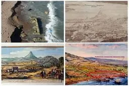 دژ ساسانی دربند از زیر آب بیرون زد! +عکس