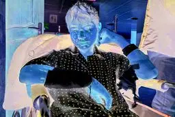 پسری که حین گریختن از زلزله اسیر مین شد+عکس