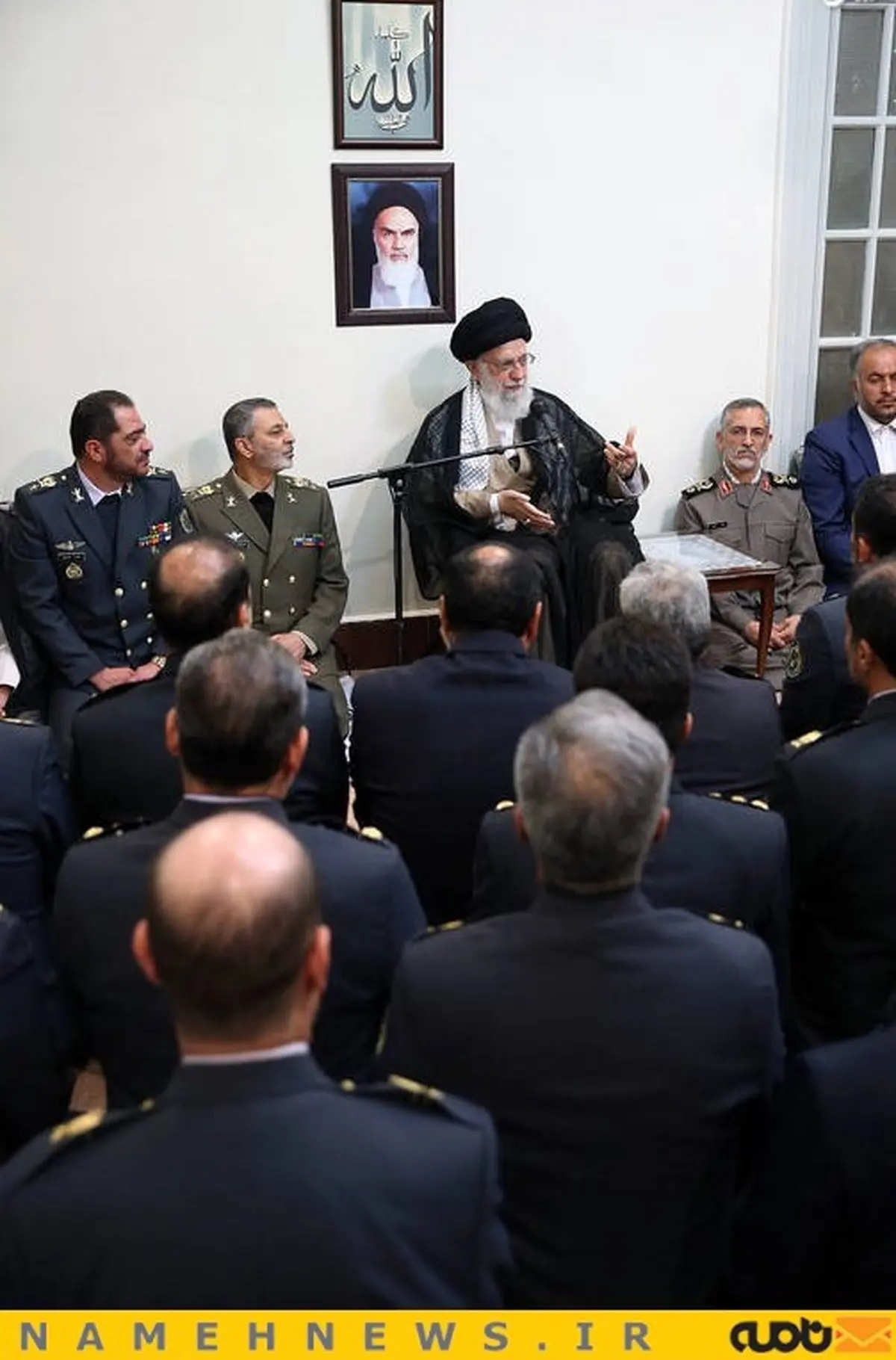 دیدار فرماندهان قرارگاه خاتم الانبیاء با رهبرانقلاب / تصاویر