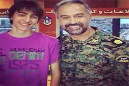 دانیال حکیمی و پسرش/عکس