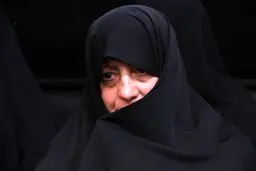 تصویری از پوشش جالب خواهر مسیح علینژاد در مراسم دختران آفتاب