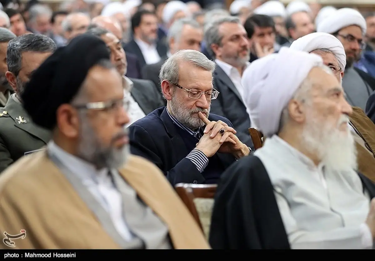 عکس / تفکر سنگین علی لاریجانی
