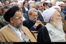 عکس / تفکر سنگین علی لاریجانی