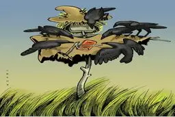 جدیدترین مترسک بازار /کاریکاتور