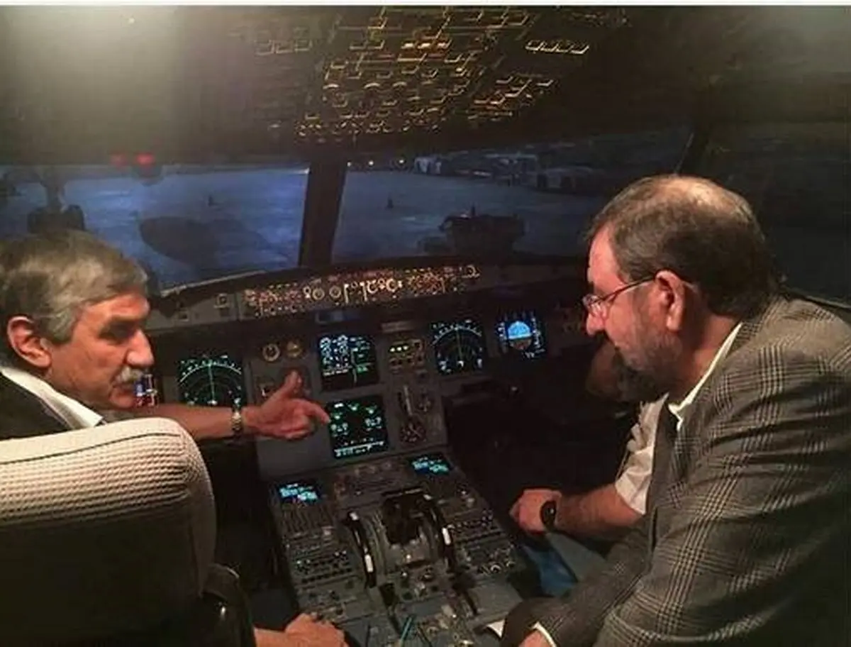 درد دل‌ یک خلبان با محسن رضایی / عکس