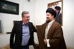 چهره خندان سیدحسن خمینی در دیدار با برانکو /عکس