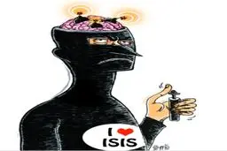 این هم مغز متفکر داعش!/ کاریکاتور