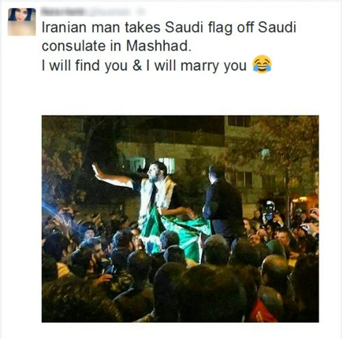 درخواست ازدواج بازیگر لبنانی به جوان مشهدی!/عکس