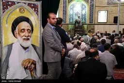 از علی پروین تا محمدرضا عارف در مراسم چهلمین روز در گذشت سید مهدی طباطبایی/تصاویر