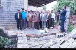 بازدید حسین فریدون از مناطق طوفان زده شمال کشور/عکس