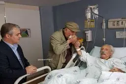 بوسه داریوش ارجمند بردستان جمشیدمشایخی/عکس