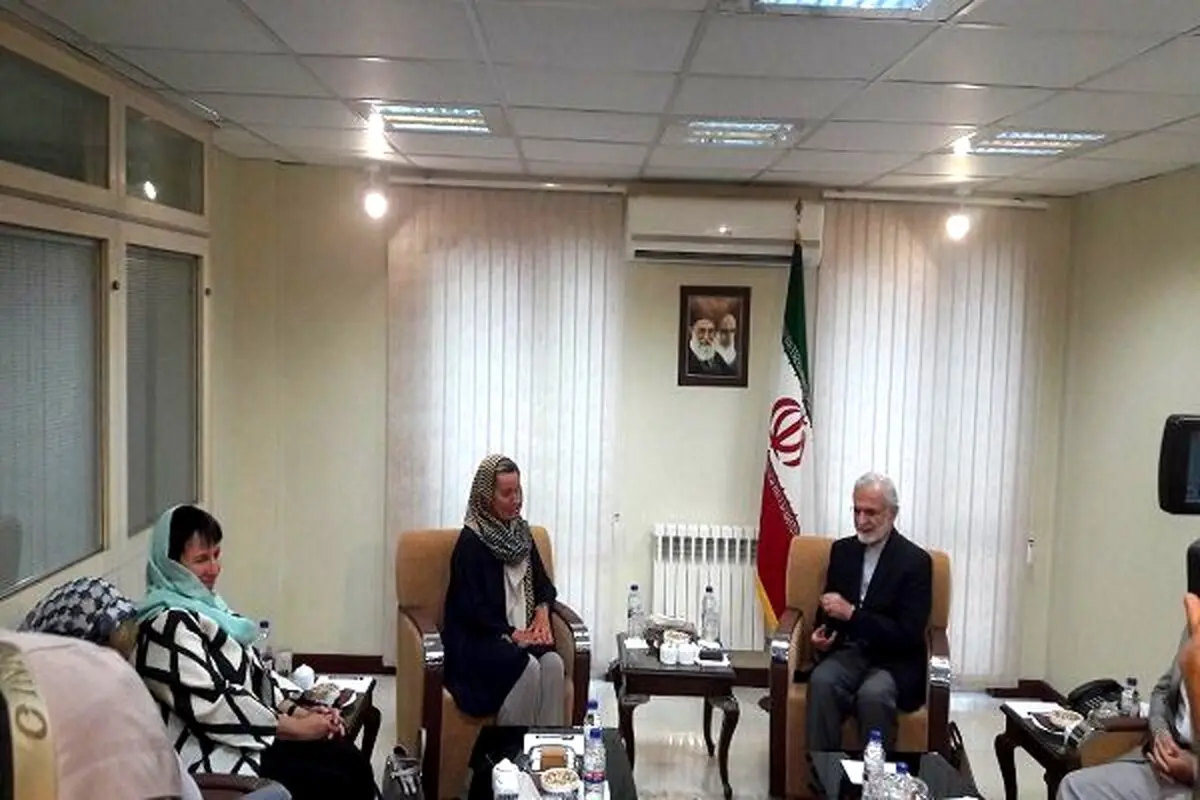 موگرینی با کمال خرازی دیدار و گفتگو کرد