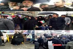 حضور مسئولین و شخصیت ها در راهپیمایی ۲۲ بهمن/ عکس