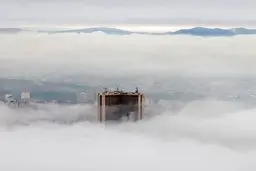 تهران زیر ابرهای پائیزی /عکس