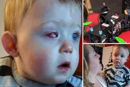 هدیه تولدی که چشم کودک را کور کرد + تصاویر