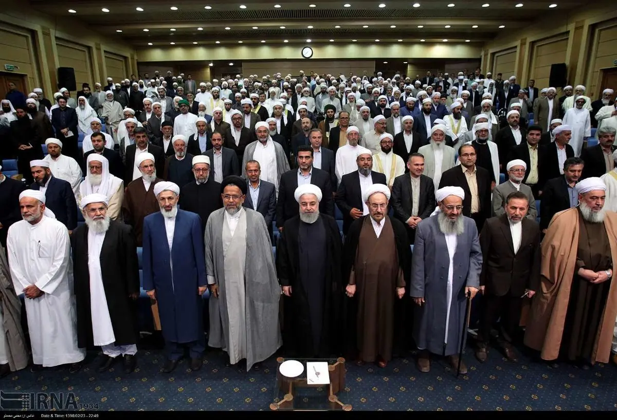 عکس/ دیدار رئیس جمهور با علمای اهل سنت